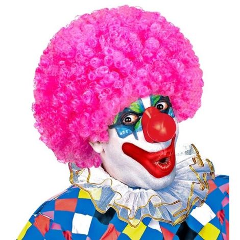 Peruca clown roz - imagine 9